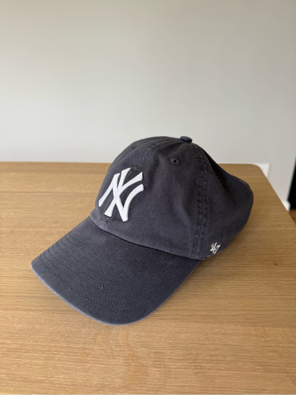 New York Yankees Navy Blue Dad Hat with White Logo